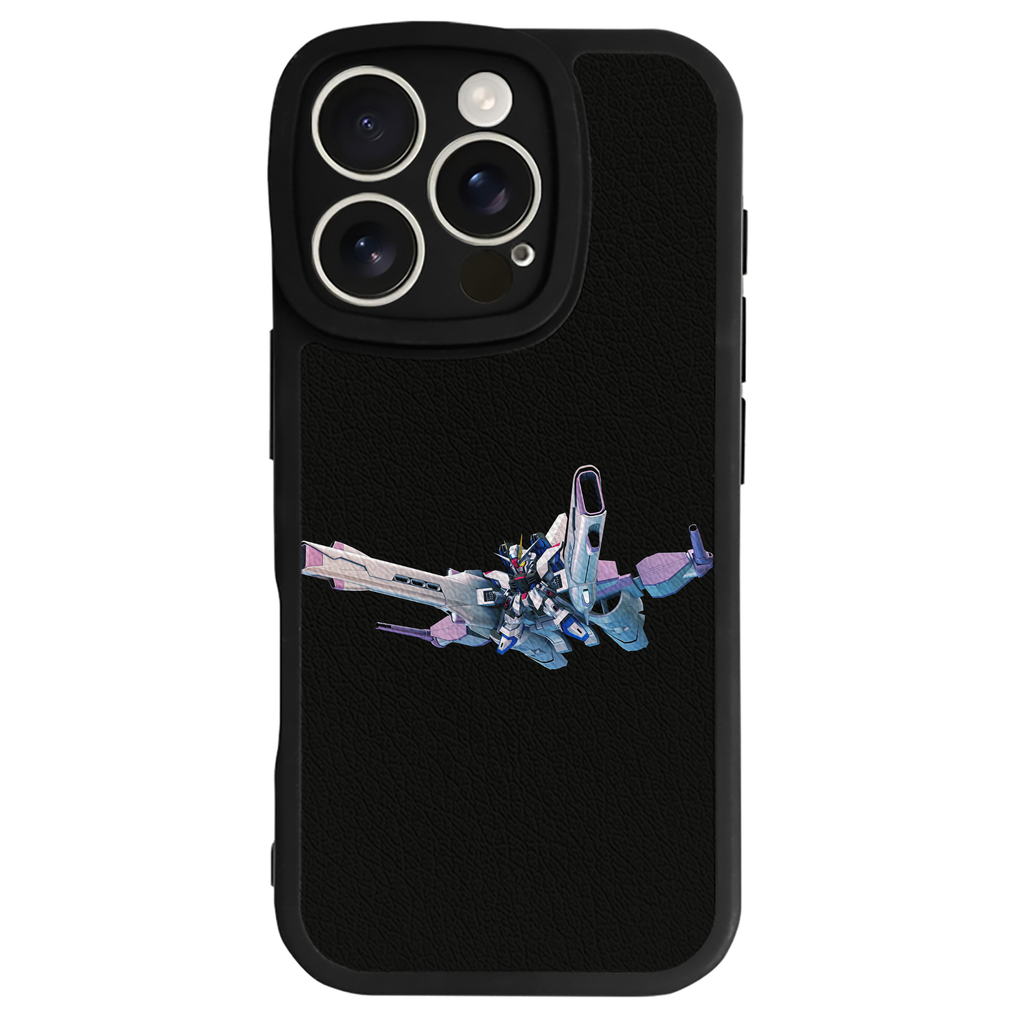 （画像用） 機動戦士ガンダム Mobile Suit Gundam 【iPhone 16シリーズ対応】シリコンスマホケース（レザー調） 材質：シリコン